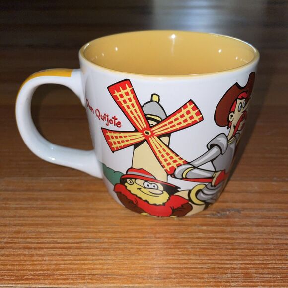 Don Quijote De La Mancha Ceramic Coffee Mug Artesanias Medina Spain - Picture 6 of 12